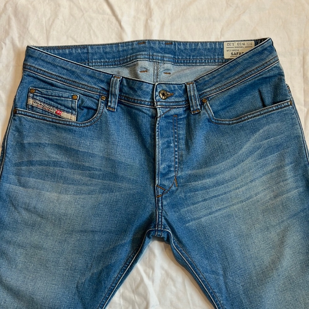 Men’s Diesel Jeans. Safado Regular Slim-Straight. 33x32.